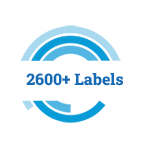2,600+ Labels